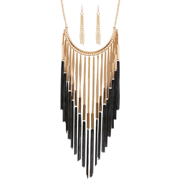 Jewelry - Fashion Jewelry Set Necklace & Earrings